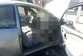 В машине произошло короткое замыкание