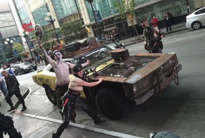 Такси в стиле "Безумного Макса"