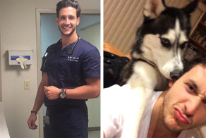 Крутой доктор и его хаски