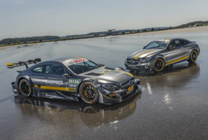 Гоночный Mercedes C63 DTM и его гражданская спецверсия