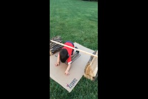 Тренировка для маленького ниндзя 