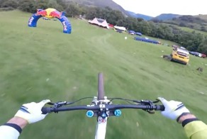 Сумасшедший даунхилл от первого лица