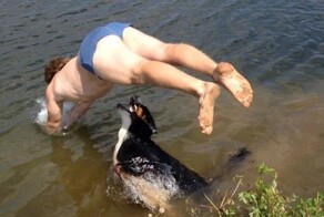 Самый неудачный прыжок в воду