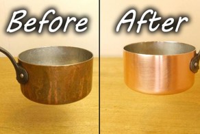 Невероятно простой способ чистки металлической посуды