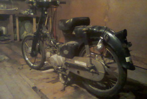 Кастом-мопед Honda Super Cub своими руками