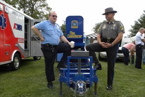 Симулятор небольшой аварии на скорости 8 км/ч