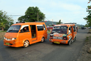 Сумасшедшие маршрутки на Суматре