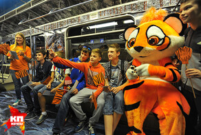 В московском метро появился "Полосатый рейс"