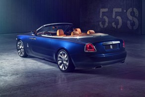 Фотосессия Rolls-Royce Dawn с супермоделью