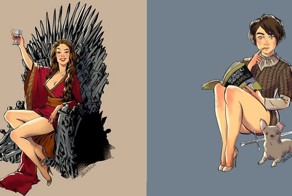 14 героинь «Игры Престолов» в образе пинап