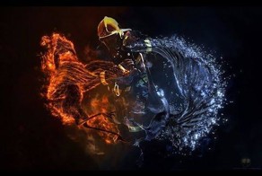 Тушение частного дома глазами омского пожарного