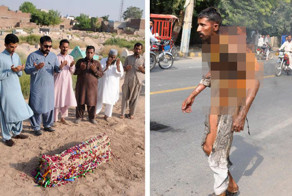 Публичное самосожжение в Пакистане