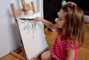 Удивительные картины на основе детских каракуль