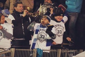 Шнуров и «Ленинград» зажигают на футбольном матче Зенит - Лион!