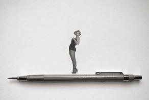 Миниатюрные рисунки знаменитостей, нарисованные карандашом, которые невозможно отличить от фотографи
