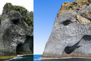 Эта гигантская скала в Исландии похожа на слона