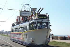 Cамые необычные трамваи в Блэкпуле