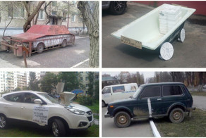 25 отличных идей, как занять парковочное место во дворе