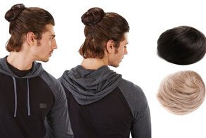 Накладной пучок для мужчин