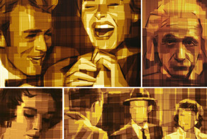 Картины скотчем: удивительная техника от бывшего студента МАрхИ