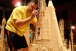 Удивительные скульптуры из зубочисток