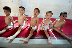 Гимнастический летний лагерь в Китае