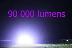 led Фонарик 1000 вт