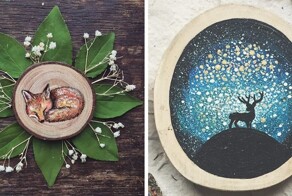 Молодая художница уволилась из офиса, чтобы создавать красоту