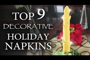 9 замечательных способов оригинально свернуть салфетку. Преврати свой праздничный стол в настоящий шедевр!