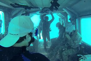 Подготовка по покиданию тонущего вертолета