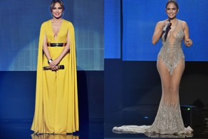 Дженнифер Лопес за 2 часа мероприятия сменила 10 платьев и причесок