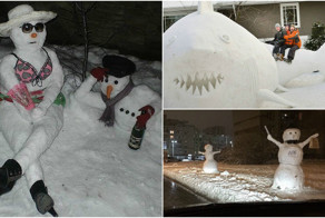 Зимняя акция: снеговик - в каждый двор!