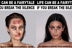 Художник изуродовал знаменитостей во имя борьбы с насилием