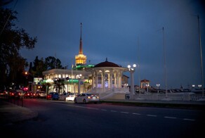 Ночной Сочи в декабре