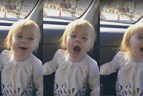 Очаровательная малышка забавно пародирует пение Адель