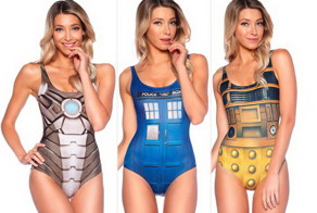 Невероятные купальники для девушек-любителей сериала «Доктор Кто»