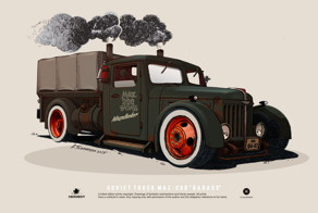 Нарисованныйе кастомы из советских машин