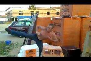 Польский Брюс Ли Главное разминка 