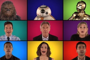  Актеры, сыгравшие в фильме «Звездные войны: Пробуждение силы», исполнили главные музыкальные темы картины а капелла