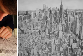 Пейзажи городов, написанные по памяти