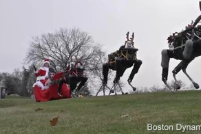 Рождественское роботизированное поздравление от компании Boston Dynamics
