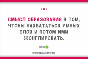 25 перлов преподавателей с отличным чувством юмора