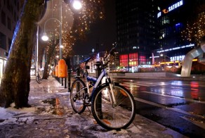 Велосипедисты на улицах Берлина