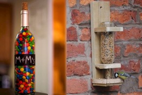 11 способов повторного использования пустых винных бутылок