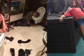 12 человек, которым удалось уйти в пьяную отключку наилучшим возможным образом