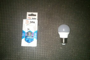 LED лампы ЭРА качество на "высоте".