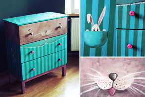 Художница превращает обычные предметы интерьера в дизайнерские