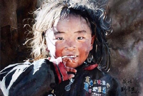 Китайский художник Лю Йуньшен и его акварель