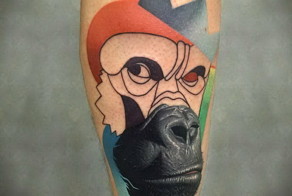 Яркие, реалистичные и очень оригинальные татуировки мастера Dzikson Wildstyle