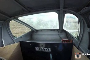 Крушение самолета глазами парашютистов